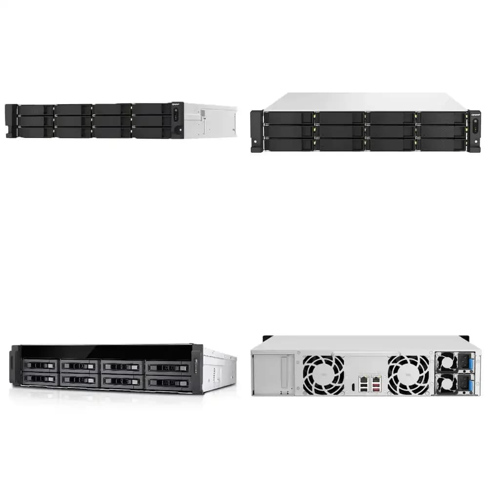 QNAP TVS-H1275U-RP - Server NAS di archiviazione di rete a 12 bay da 16 GB all'ingrosso