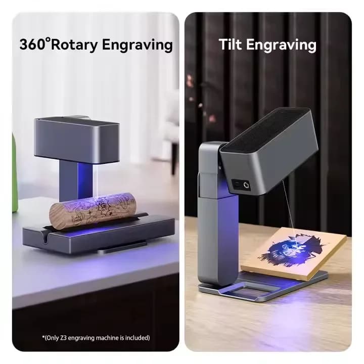 Macchina per incisione e taglio laser fai-da-te per piccole imprese Mini macchina per incisione laser portatile automatica da tavolo in metallo per foglie