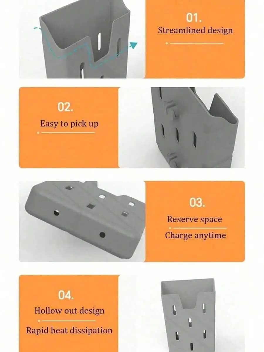 Organizer da appendere in silicone per borse, zaini, portafogli, ufficio, viaggi