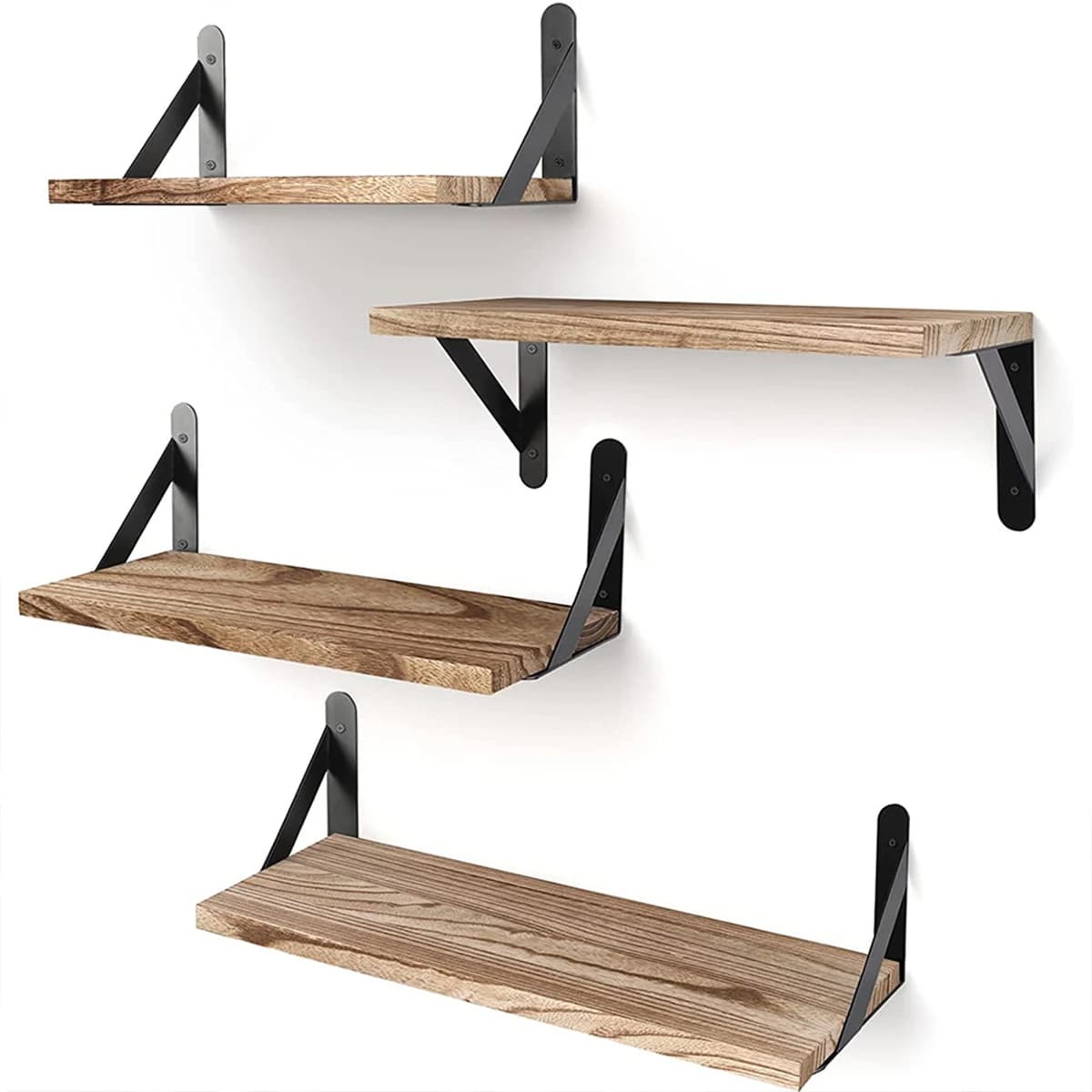 Mensole sospese da parete, librerie, mensola in legno montata a parete per soggiorno, bagno, camera da letto, cucina, decorazioni per la casa