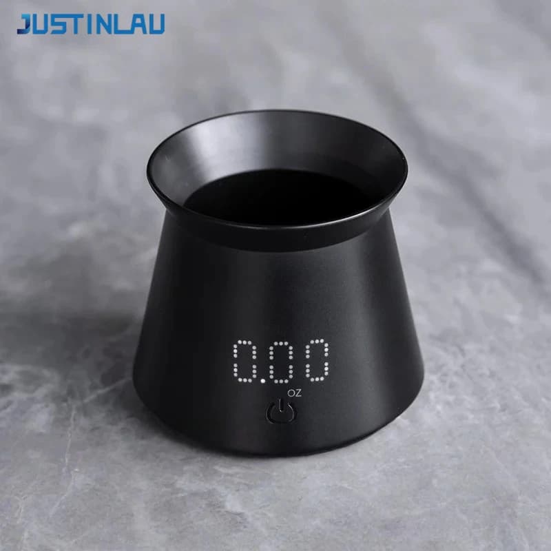 JUSTINLAU Mini Coffee Scale 0.1g High Precision Waterproof Espresso Coffee Bean Digital Scale for Solids & Liquids Barista Tools