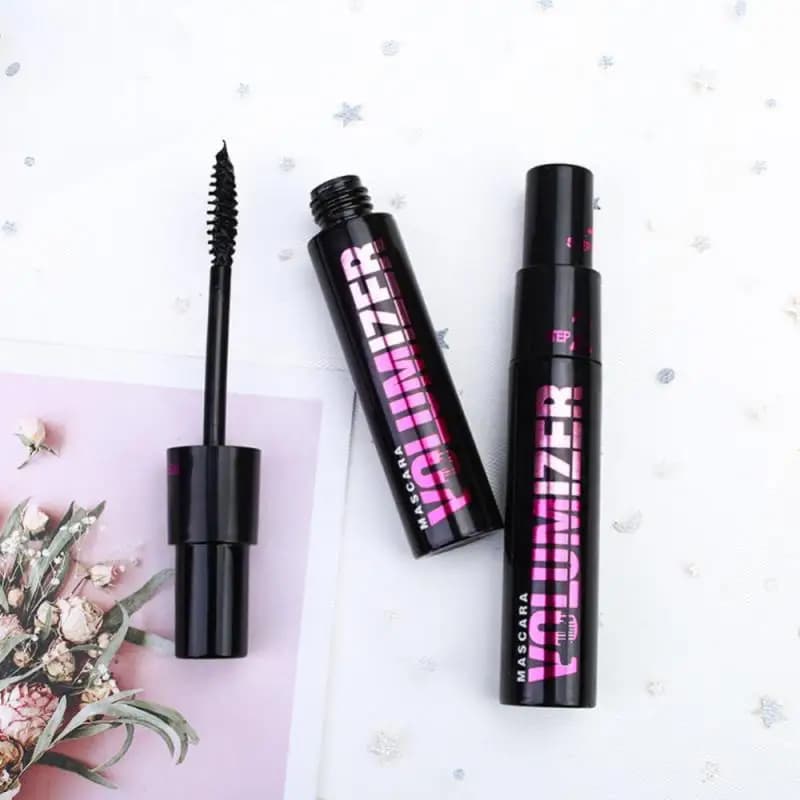 Make up 2 in1 Mascara double purpose curling brushes waterproof and sweat resistant makeup Mascara fiber for eyes black eyelashes