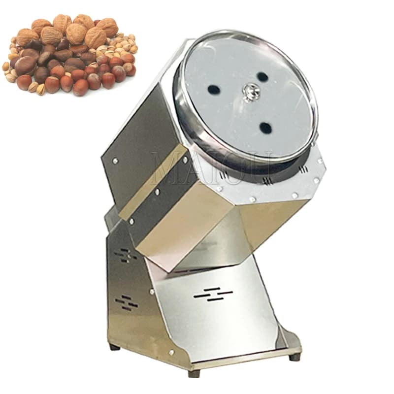 Electric 1500W Nut Roasting Baking Machine Chestnut Coffee Bean Peanut Roaster Stainless Steel Baking Roller Machine