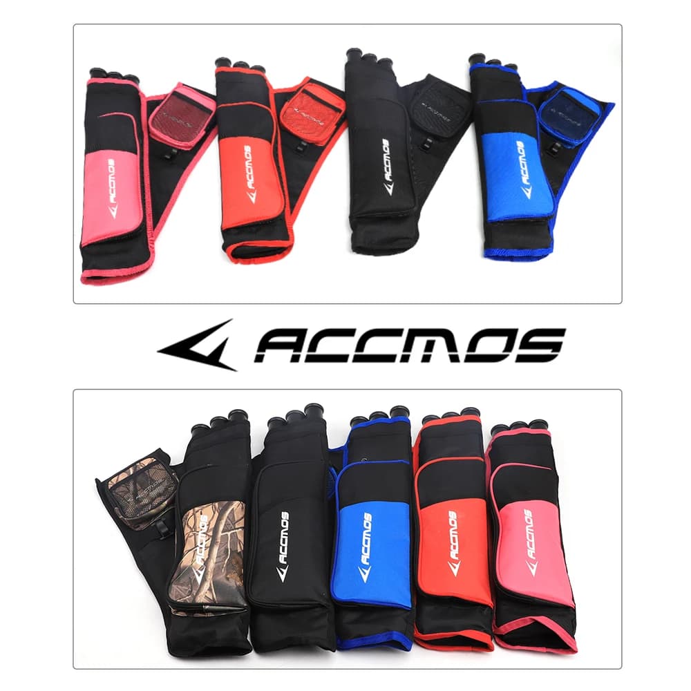 1pc LH o RH 3 tubi faretra cintura regolabile faretra posteriore borsa per freccia supporto per freccia per caccia e tiro con arco ricurvo e composto
