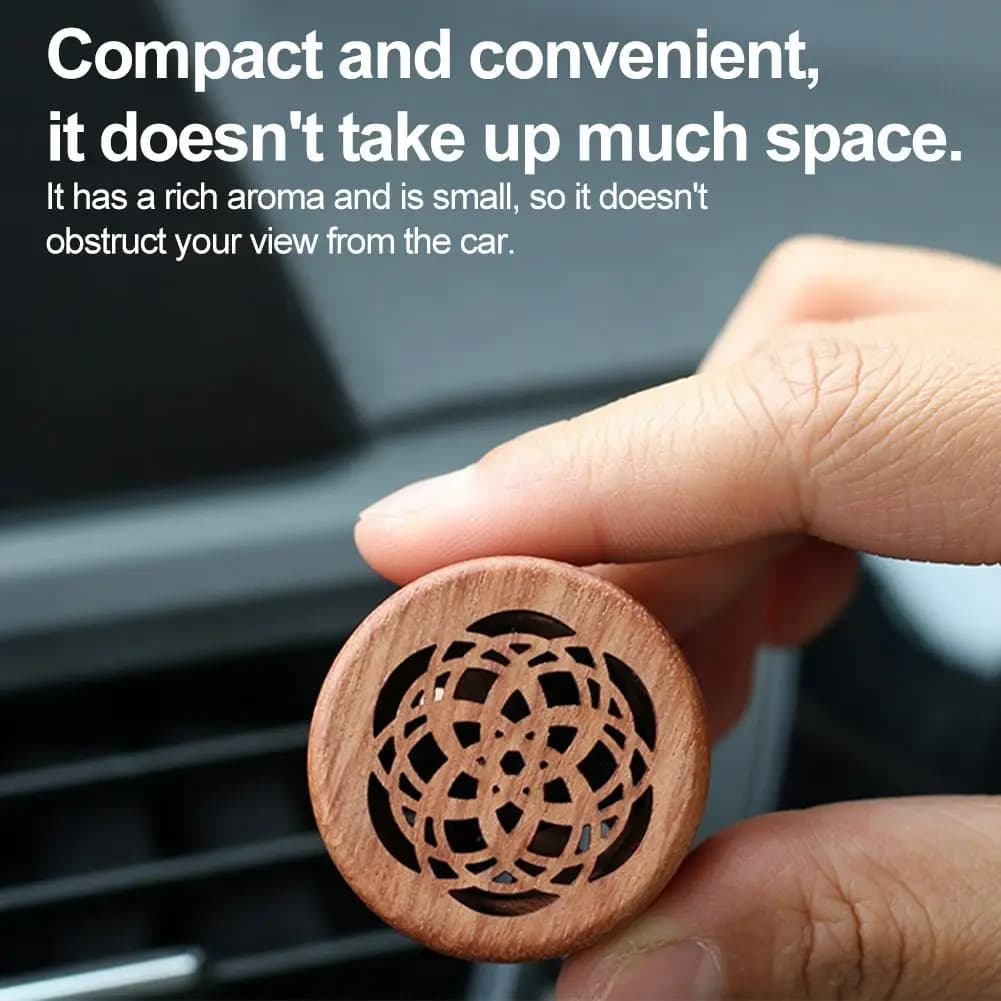 1PC Auto Montato Fragranza Diffusore di Legno Auto Interno Ciondolo Fresco Uscita Aria Fragranza Auto Montato Profumo I4P0