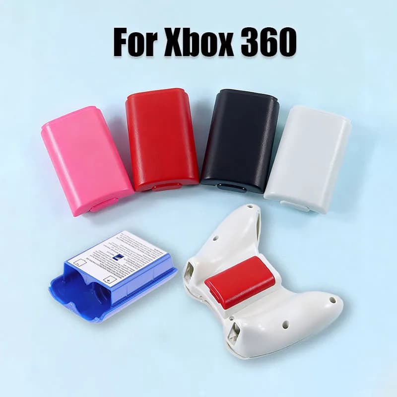 Custodia per batteria per controller di gioco 1PC Custodia per batteria AA Custodia per cover posteriore di ricambio per gamepad wireless Xbox 360