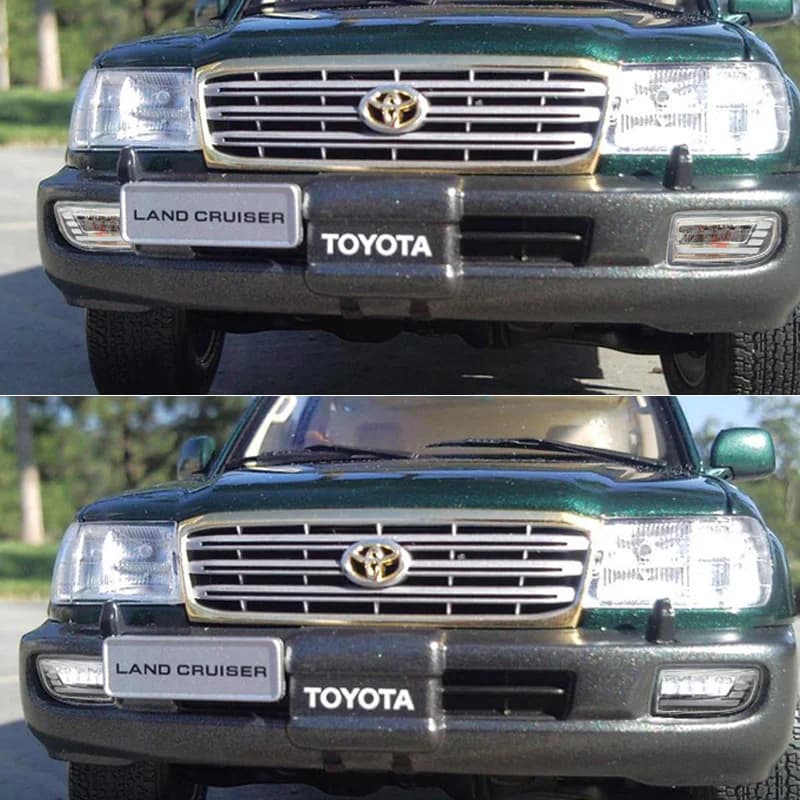 Auto HA CONDOTTO LA Luce Diurna For Toyota Land Cruiser LC100 FJ100 1998-2007 Yellow Direction indicator LED lights Daylights Fendinebbia
