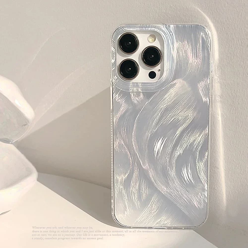 Exquisite Silicone Case for iPhone 13 16 Pro Case iPhone 15 14 12 11 Pro Max 16 Plus All-inclusive Girl Fashion Phone Case Cover