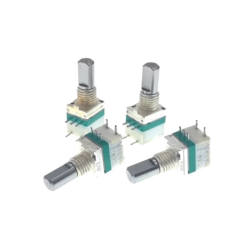 2 pz CTR potenziometro 08 con interruttore rotativo B103K potenziometro 5 pin 13 mezzo albero walkie talkie Baofeng Haoyitong