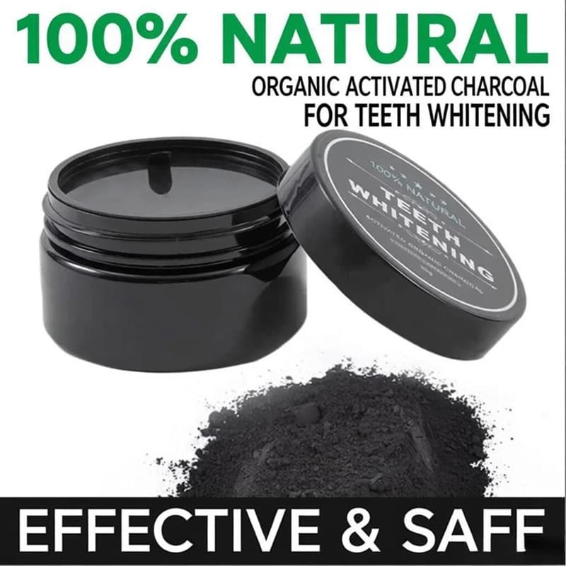 Natural Coconut Natural Active Carbon Teeth Whitening Powder 30g Teeth Cleaning Smoke Stains Removal Oral Care