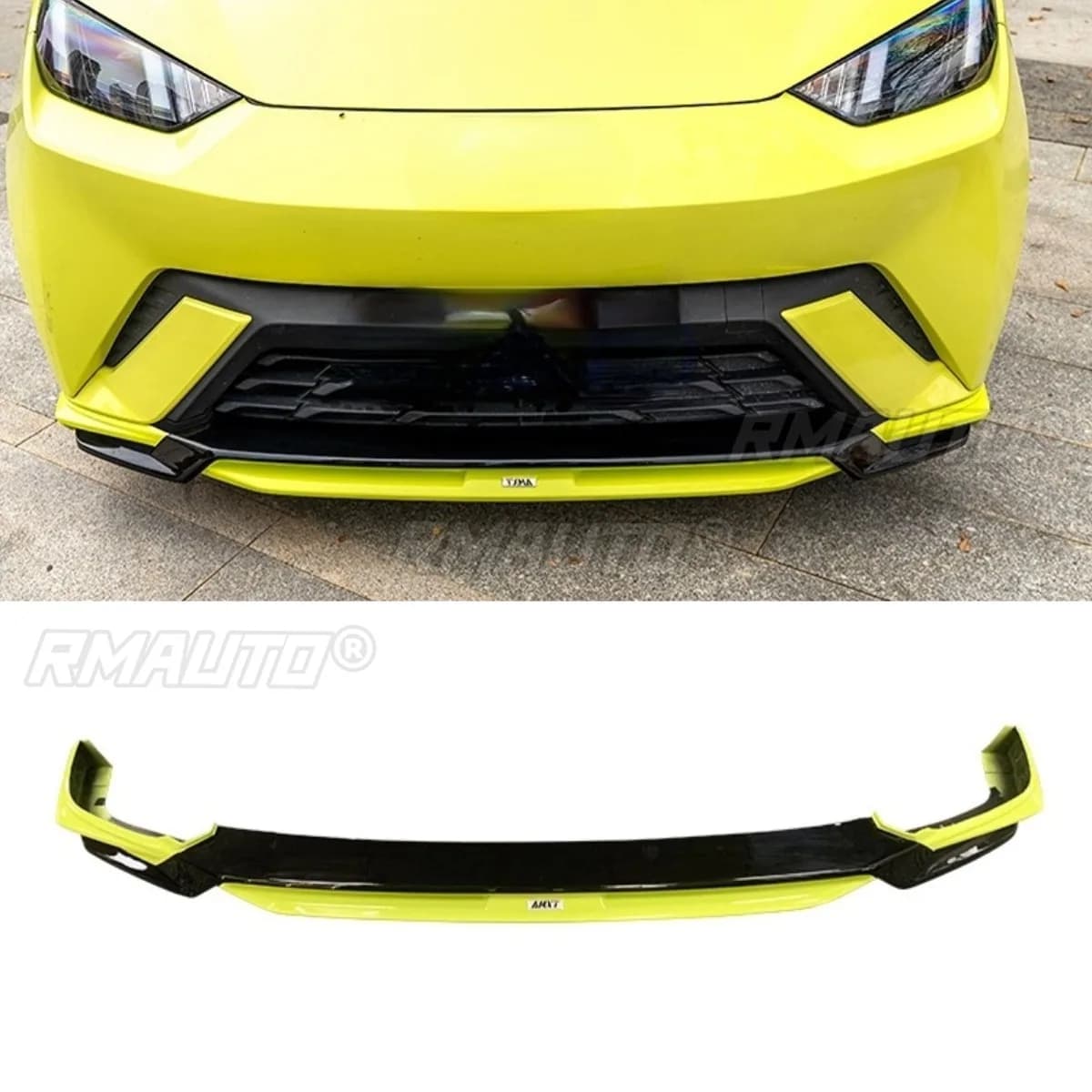 Yellow Car Front Rear Bumper Spoiler Lip Diffuser Modification For BYD Seagull 2023-2025 Side Skirt Lip Spoiler Accessories