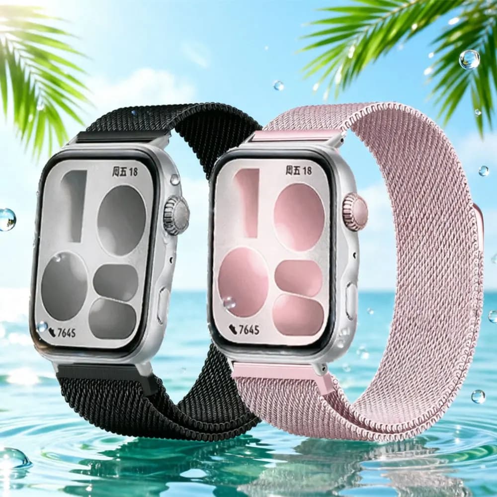 Cinturino in maglia milanese in acciaio inossidabile per Huawei Watch Fit 5 4 3, bracciale a rete per Huawei Fit 5Pro Fit 4Pro.