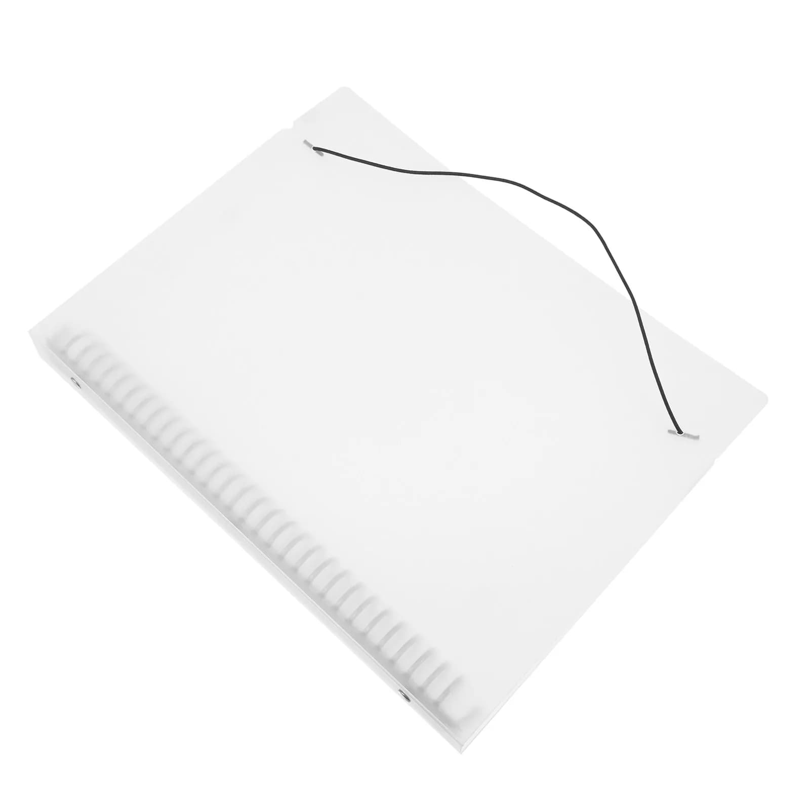 Frosted Translucent PP Notebook Cover Shell Refillable Journal Book Protector for Handbooks Notepads Diaries Planner Binder