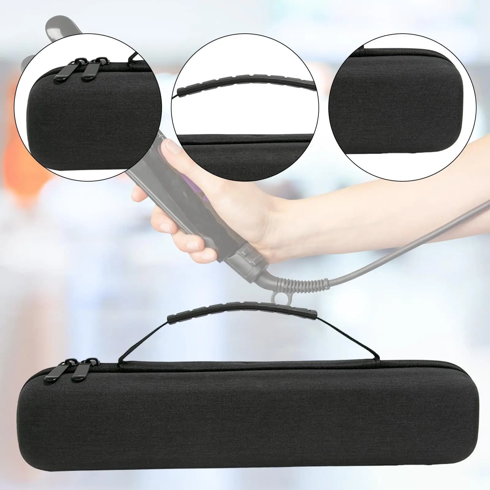 Hair Tool Storage Organizer Portable EVA Carrying Case for Women Curling Iron Straightener Travel