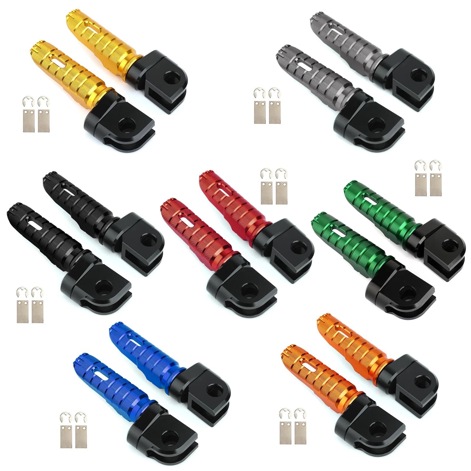 Poggiapiedi Anteriori per KAWASAKI Z300 Z400 Z800 Z650 Z900 Z1000 NINJA 650