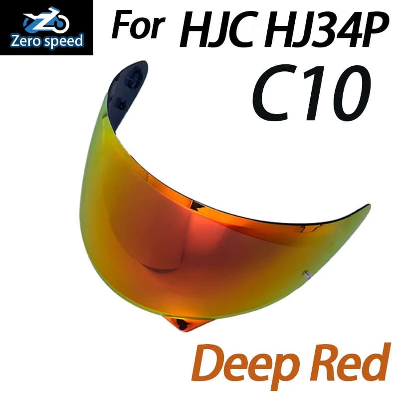 Visiera C10 per HJC HJ34P C10 Visiera per casco Sostituisci Anti-UV Anti-graffio Antipolvere Scudo antivento Accessori moto