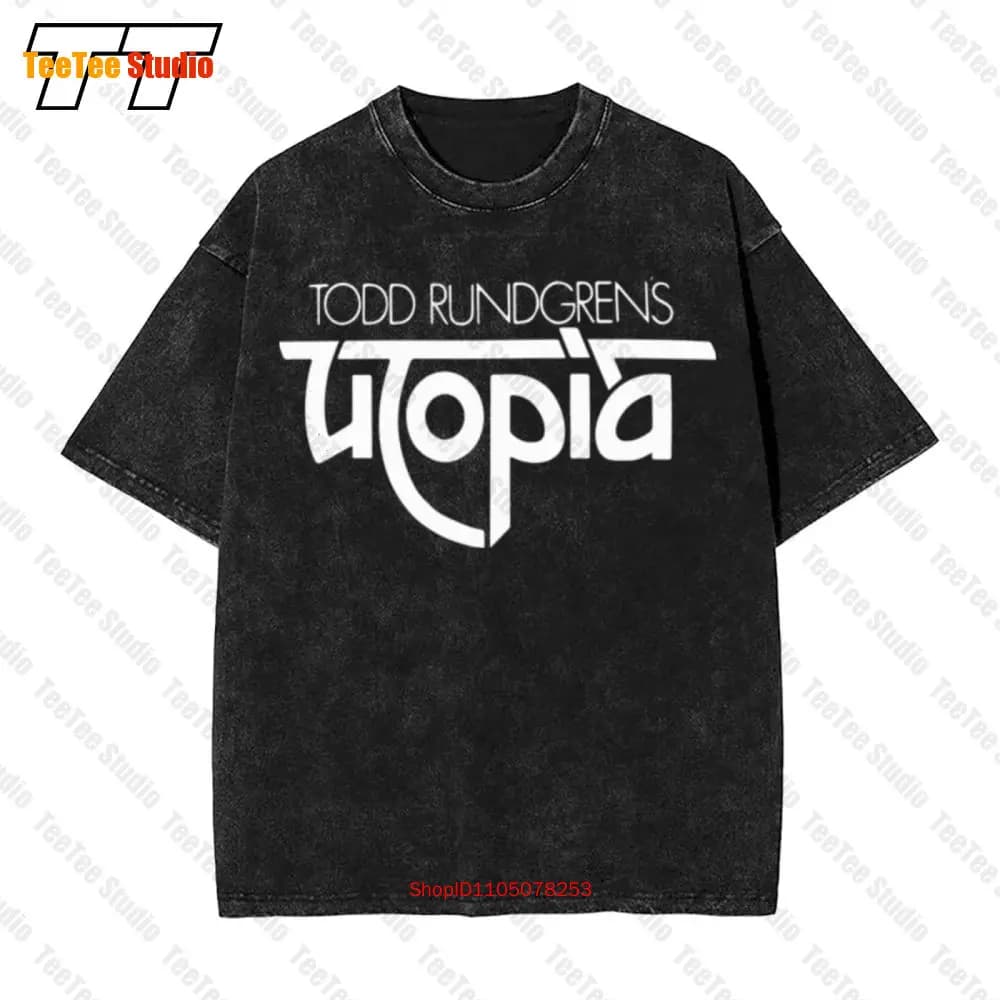 Todd Rundgren Utopia Rock N Roll Music Band Vintage Oversized T-Shirt 6ZRD