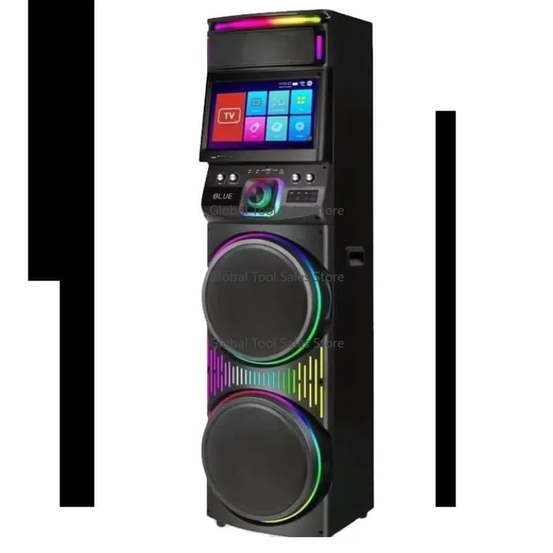 Outdoor Dj Party Parlante Con Pantalla Macchina per karaoke tattile con schermo-altavoz De Karaoke Con Pantallas-bocina Con Pantalla