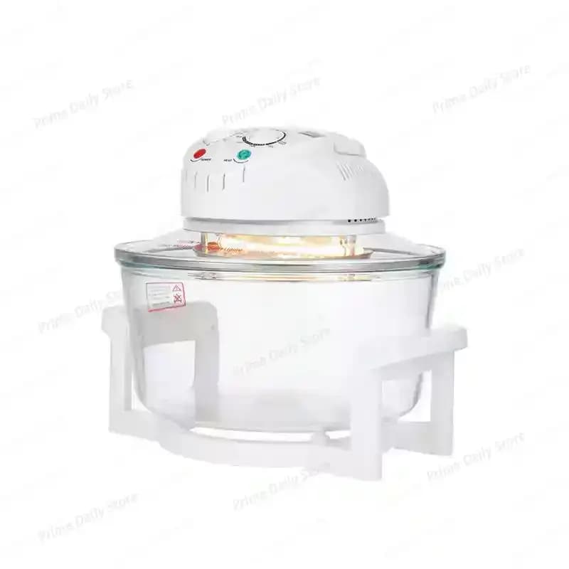 Glass Visual Air Fryer 17L Large Capacity Light Wave Furnace 220V/110V Household Oven visual halogen oven