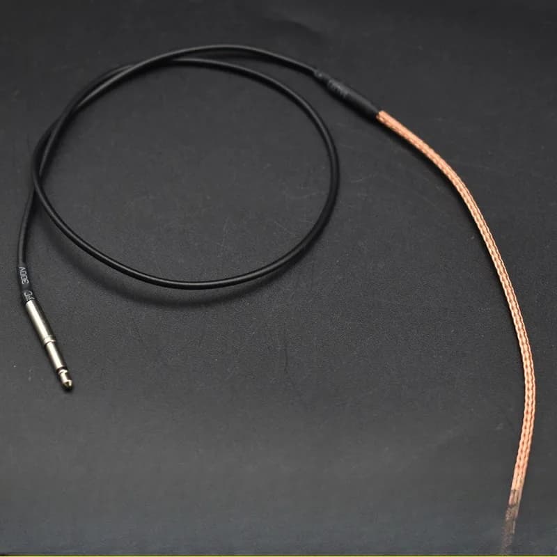 Super Slim 11CM 2.5MM Spina audio Ponte per chitarra sotto la sella della chitarra Piezo per pickup acustico Accessori EQ argento