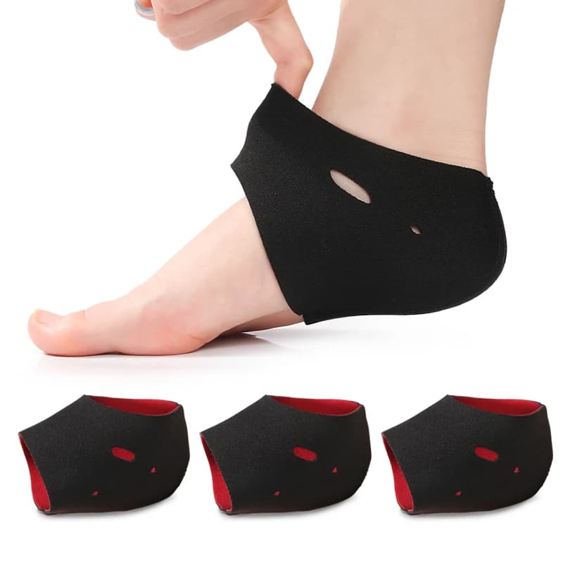 Socks with heel for plantar fascites - For plantar fascites, screpolated skin and Achille tendonitis