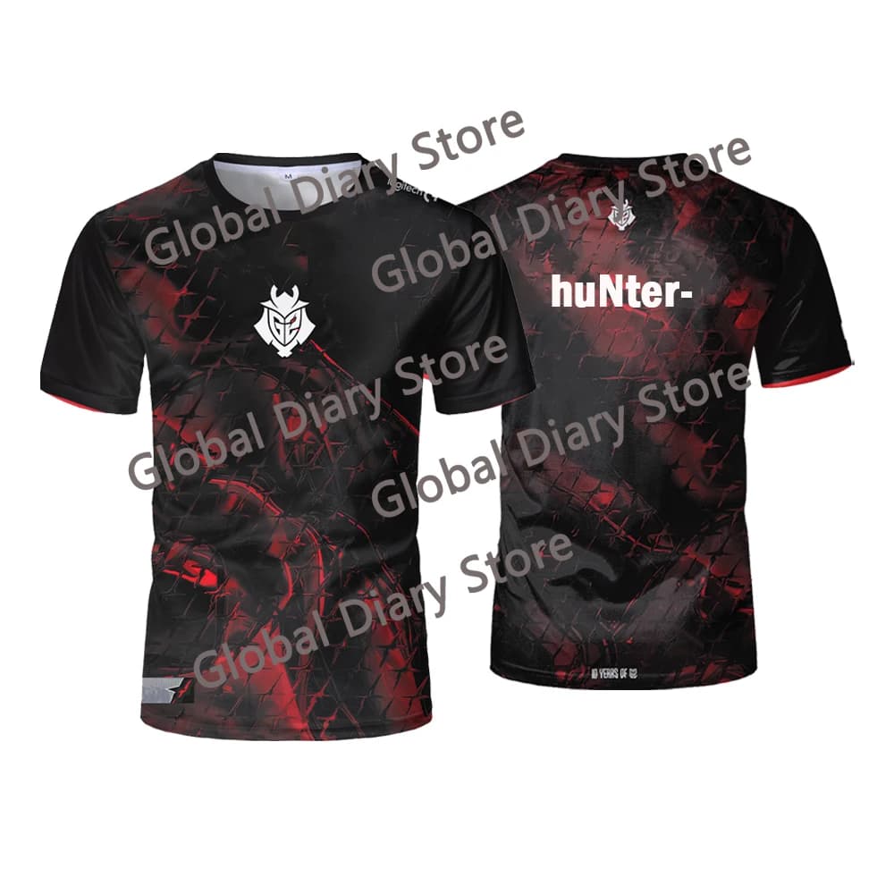 Maglia da Allenamento G2 2026CS2 per Team Esports, Nuova Divisa CS GO a Maniche Corte, Asciugatura Rapida, Traspirante e Confortevole
