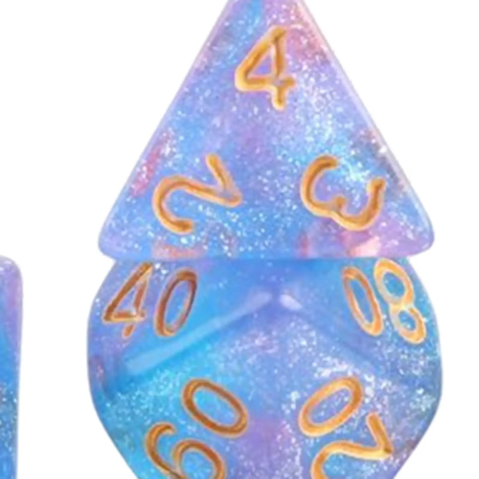 Set di Dadi Poliedrici in Acrilico Resistente, Cubi Multicolore per Giochi da Tavolo, Giocattolo per Feste in Famiglia