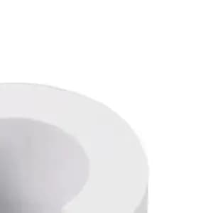 16pcs White EVA Foam Curtain Spacers 50mm 85mm Rollers For Rods Up To 1.57 Inch Drapes Straightener Partition For Ring Home Deco