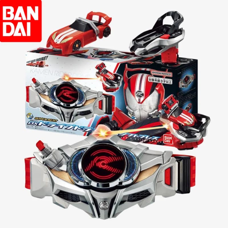 Cintura di Trasformazione Originale Bandai Kamen Rider e Accessori Drive Driver & Shift Brace, Giocattolo Cosplay Anime Figure DX Ryuki Driver