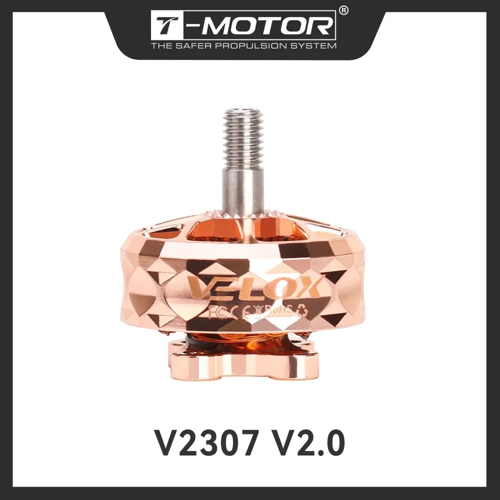 T-MOTOR V2307 V2 T-HOBBY 5 "Freestyle Fpv Racing Drone Motore 4-6S KV1950/KV2550 Motore Brushless Per FPV Freestyle Versione