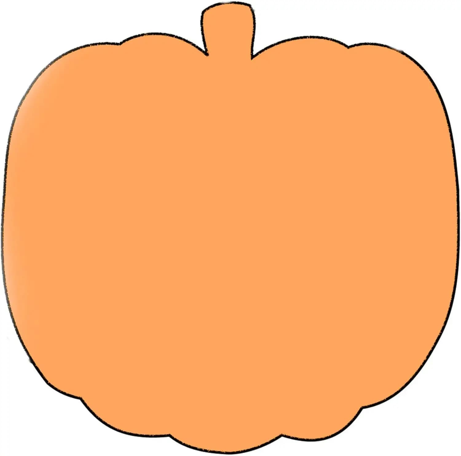 Blocco Note Adesivo a Forma di Zucca, 50 Fogli, 3 Pollici, Arancione, per Decorazioni di Halloween, Ringraziamento e Autunno