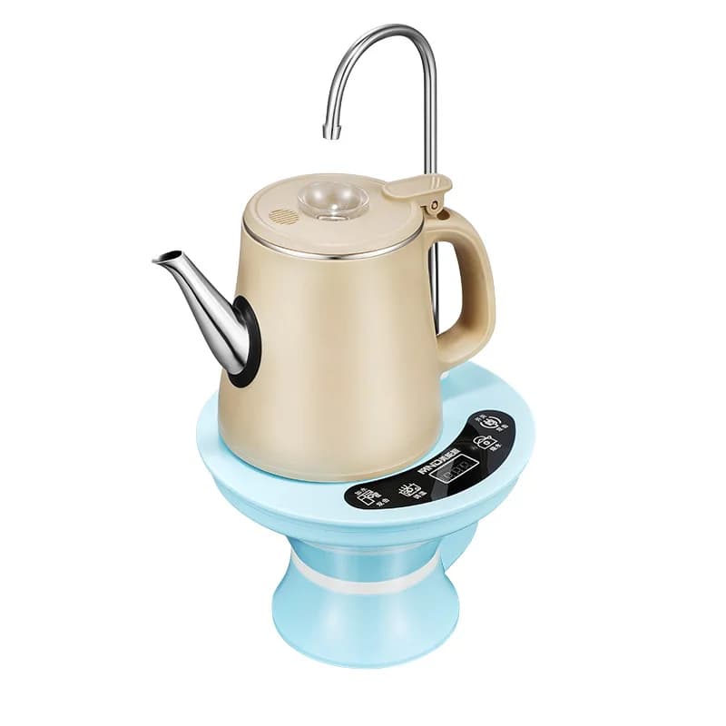 Stainless steel integrated electric kettle with boiling water pump
