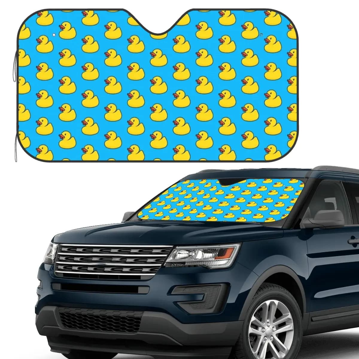 Parabrezza in gomma per anatra, parabrezza anteriore per auto, finestrino parasole, accessori per visiera parasole