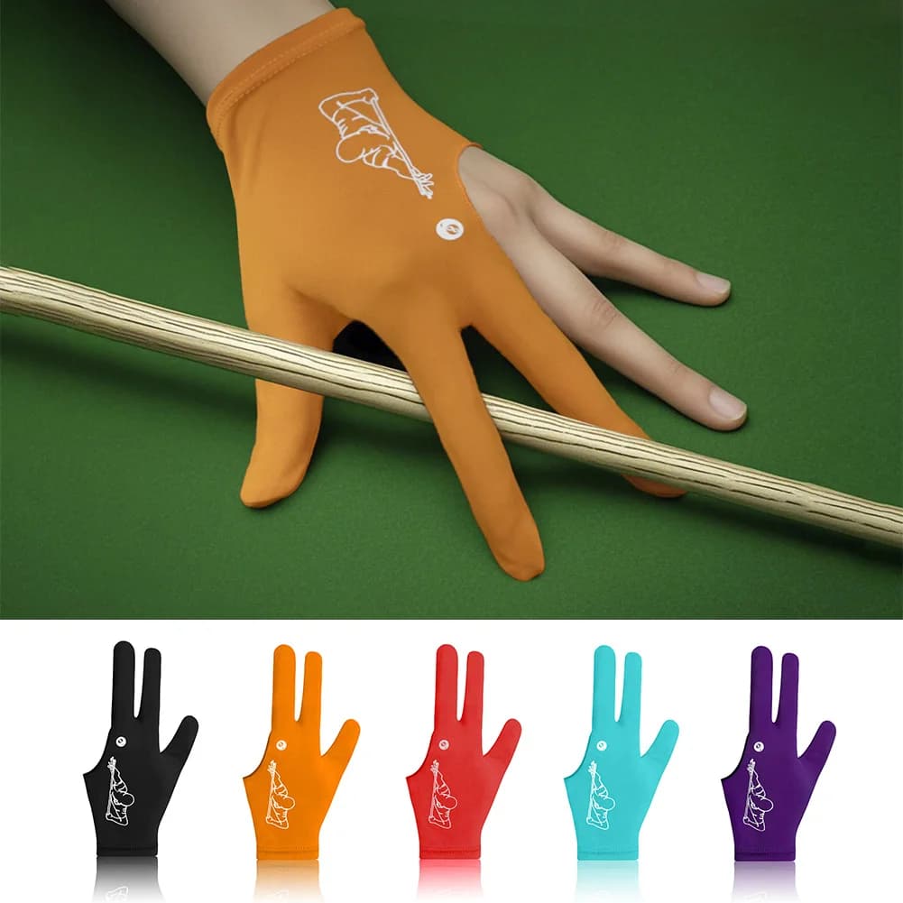 1 pz di alta qualità snooker biliardo stecca guanto piscina mano sinistra aperta tre dita accessorio accessori fitness per uomini e donne