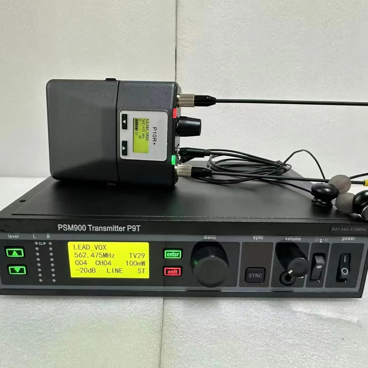 PSM900 Professional Audio Monitoring System with Connector Infrared Sensor Volume Control
