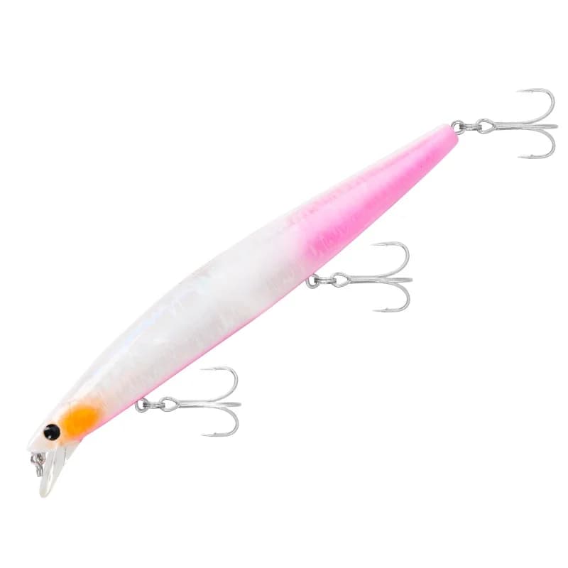 TSURINOYA 4PCS 140S Sinking Minnow Artificial baits STINIGER 140mm 26g with Piston Weight for Ultra Long Lances, Ribbon Pine Dure bait