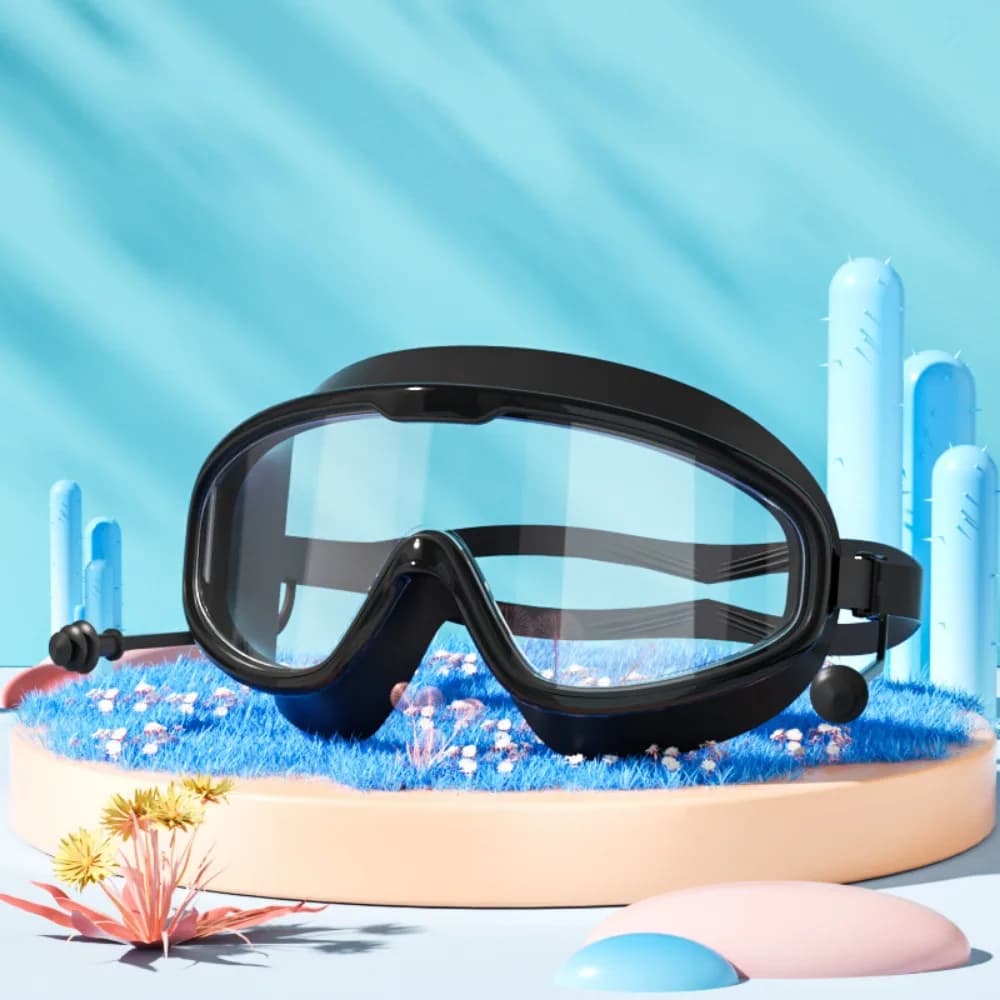PC Anti-fog Diving Goggles Anti-fog Anti-UV Swimming Goggles Electroplated Adjustable UV Protection Swim Eyewear Water Sports