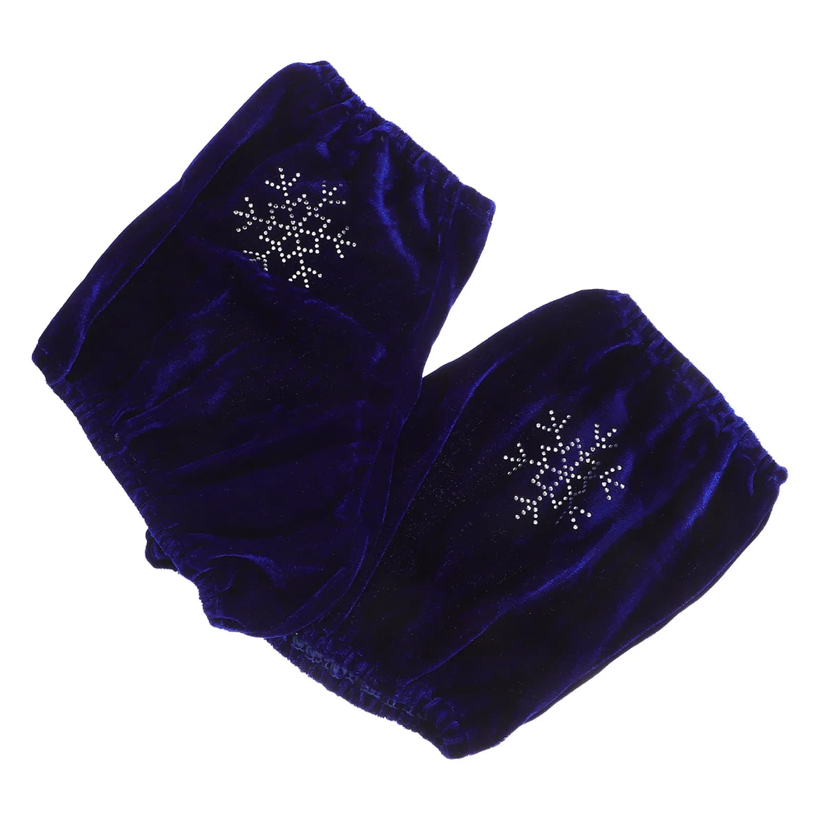 1 Paio di Copriscarpe Blu per Pattini da Ghiaccio con Strass, Protezioni per Pattini Taglia Media per Allenamento e Competizione