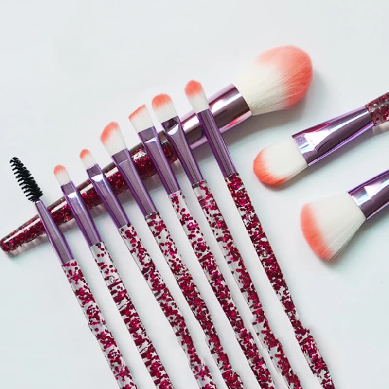 8/10 professional pieces super soft brush for details brush makeup brush set for fard foundation concealer brush beauty tools