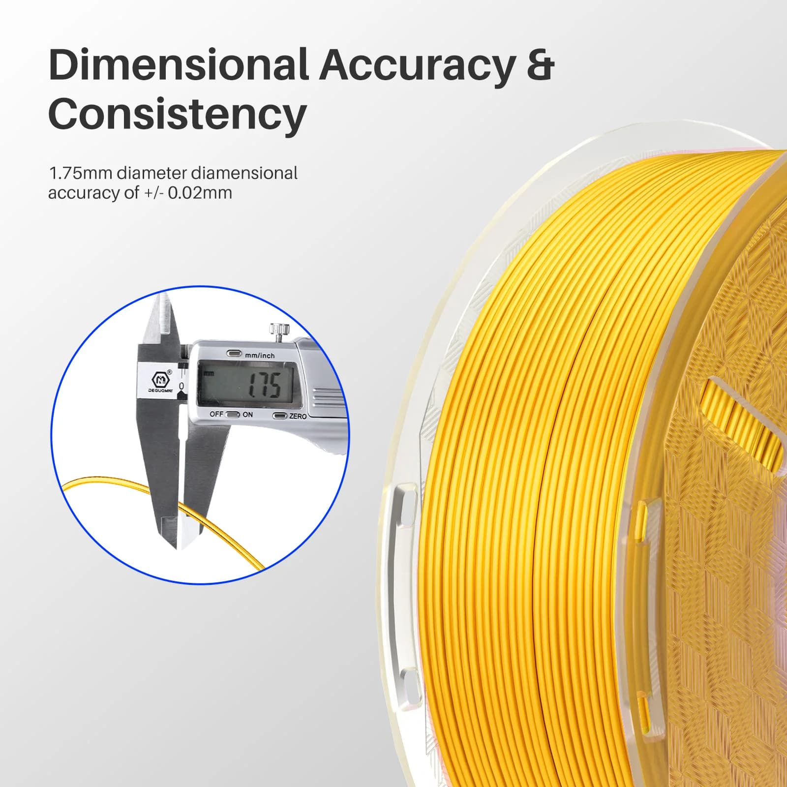 ELEGOO Silk PLA Filament 10KG/Set 1.75mm,3D Printer Filament 1KG Fits for Most FDM 3D Printers