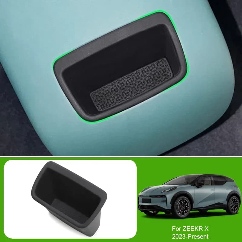Borsa portaoggetti centrale in ABS per auto, organizer per bracciolo in ABS, accessori per GPS auto per ZEEKR X 2023-oggi