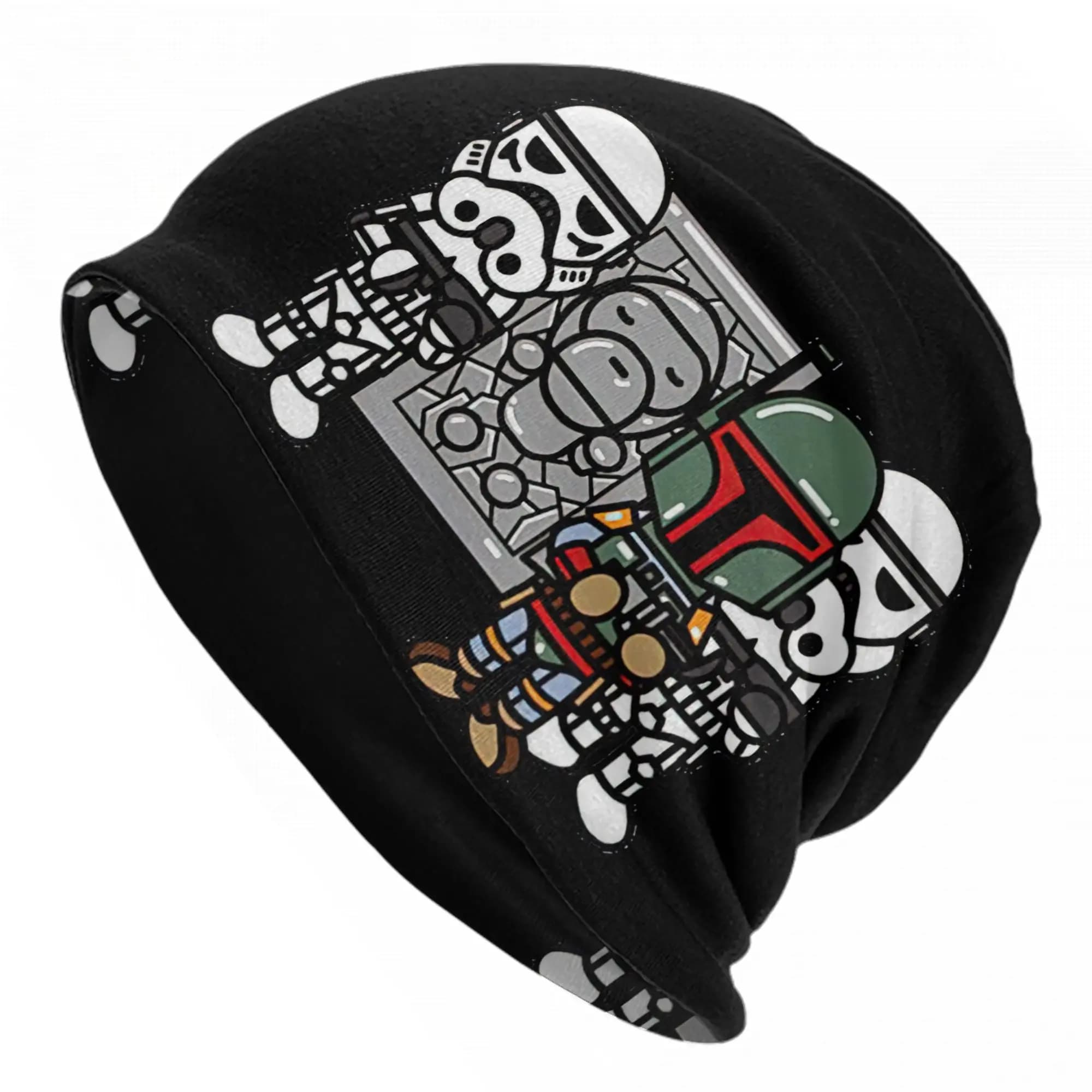 Mandalorian W-Warss Cap Game S-Stars Goth Men Women Street Skullies Beanies Hat Spring Warm Multifunction Bonnet Hats