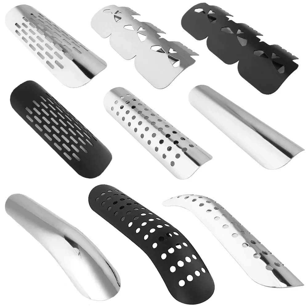 Tubo di scarico del motociclo copertura dello schermo termico protezione del silenziatore protezione universale adatta per accessori Moto personalizzati Harley Honda Yamaha