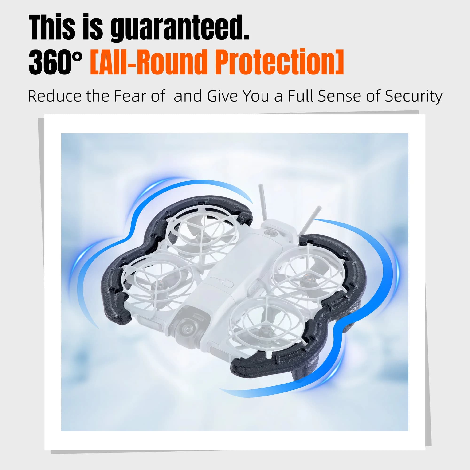 For DJI Neo 2 Anti-Collision Ring Buoyancy EVA Floating Propeller Guard Bumper Props Protector Drone Accessories
