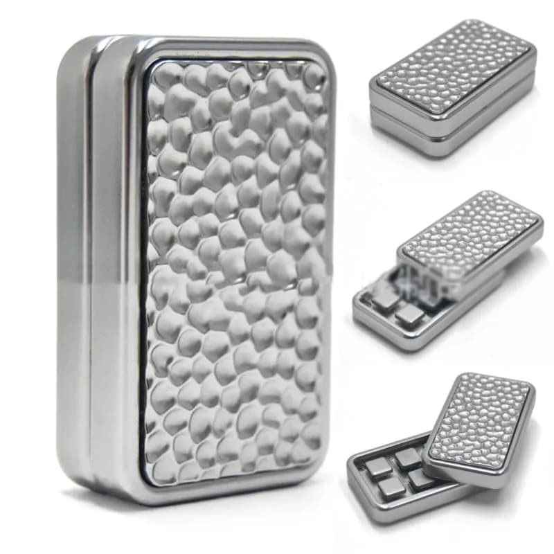 1 pz EDC Agitarsi Giocattolo Meccanismo di Metallo Cursore A Mano Antistress Rilassante Fresco Agitarsi Punta Delle Dita Giroscopio Push Carte Giocattoli Per Il Sollievo dallo stress