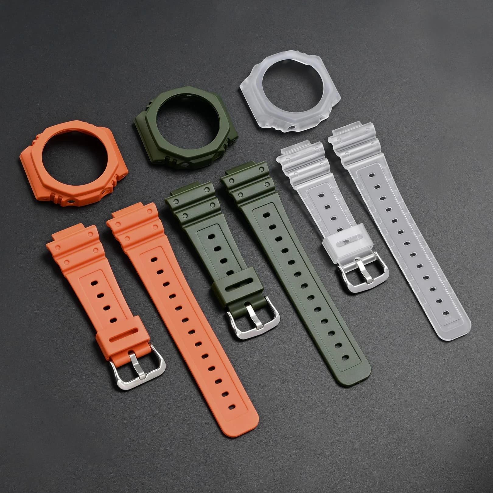 Per Casio g-shock GA2100 cinturino e cassa in resina morbido impermeabile sportivo uomo donna cinturino accessori braccialetto cinturino