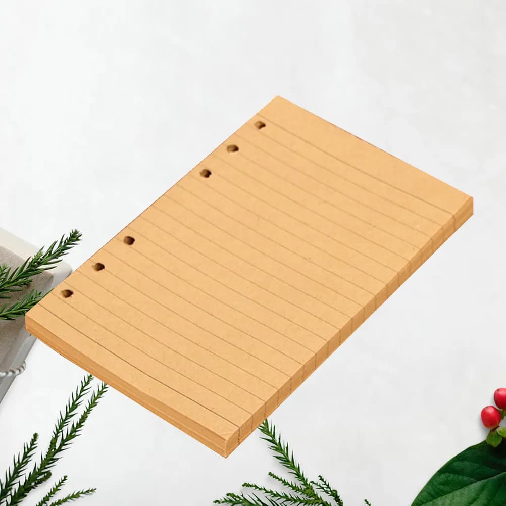 160 Fogli di Carta Interna per Quaderno A6, Carta Colorata a Quadretti per Diario, Agenda e Appunti