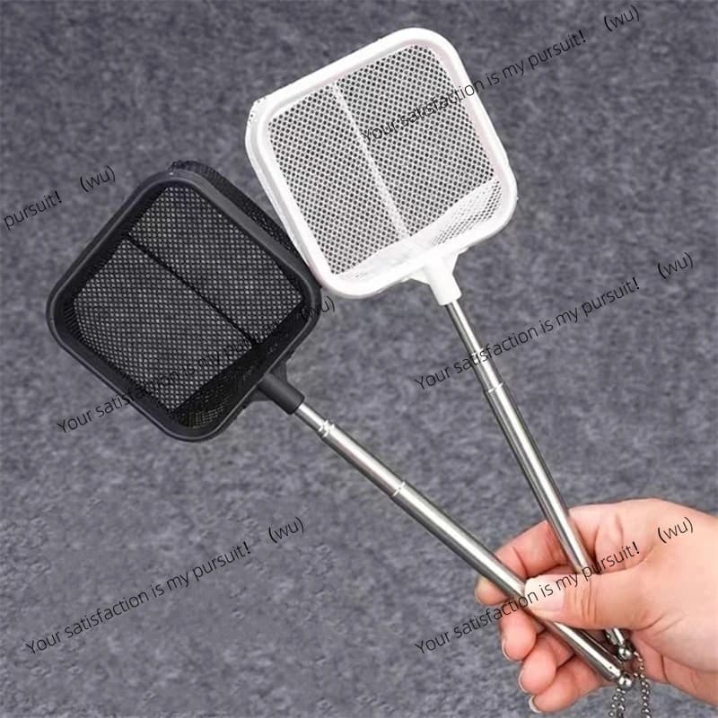 Attrezzatura da pesca telescopica a manico lungo con ventose, accessori per la pulizia dell'acquario, reti da pesca quadrate con acquari