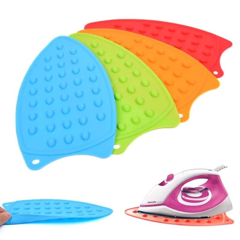 Tappetino da stiro pieghevole Supporto per poggiaferro in silicone Resistente al calore antiscivolo Tagliere Protezione calda Coperture per cuscinetti isolanti
