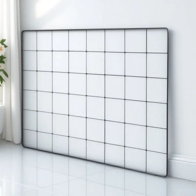 Iron Photo Frame Metal Grid Panel Picture Display Wall Hanging Organizer Photo Wall Decoration for Home Study Cafeteria